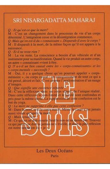 Je suis - Sri Nisargadatta Maharaj